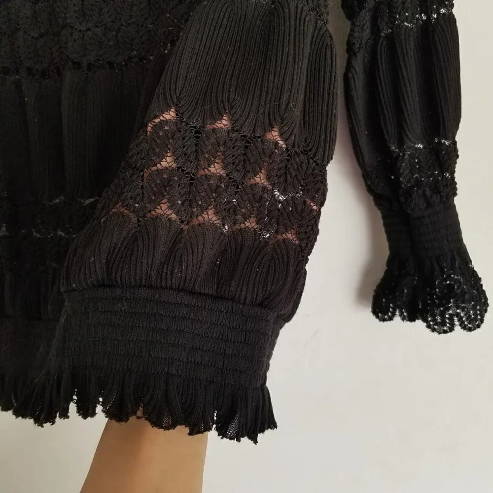 Anthro Deletta Riley Off The Shoulder Lace Top XS